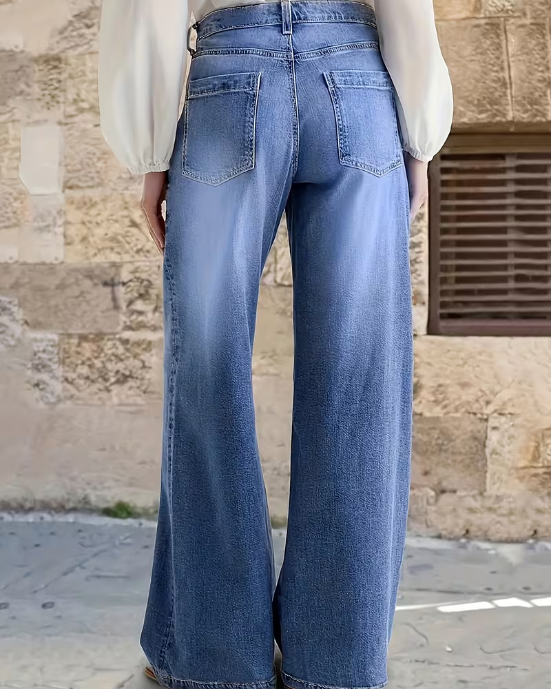 Paula | Vaqueros de Pierna Ancha para Mujer