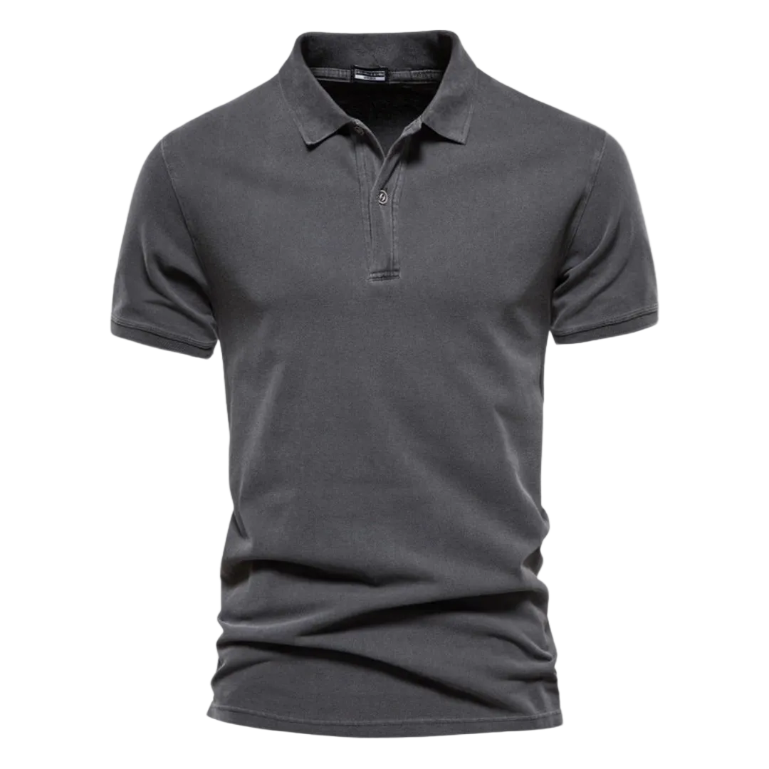 Mario | Polo de Algodón para Hombre de Manga Corta