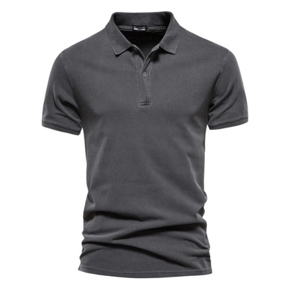 Mario | Polo de Algodón para Hombre de Manga Corta