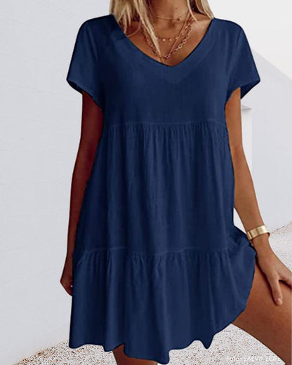 Irene | Vestido Corto con Escote en V