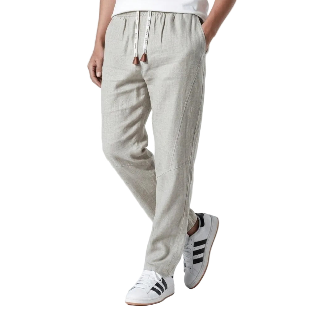 Rinen |Pantalón de lino japones