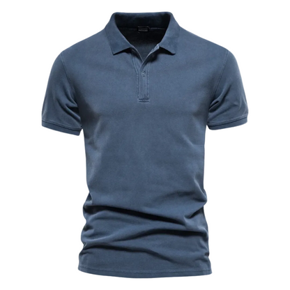 Mario | Polo de Algodón para Hombre de Manga Corta