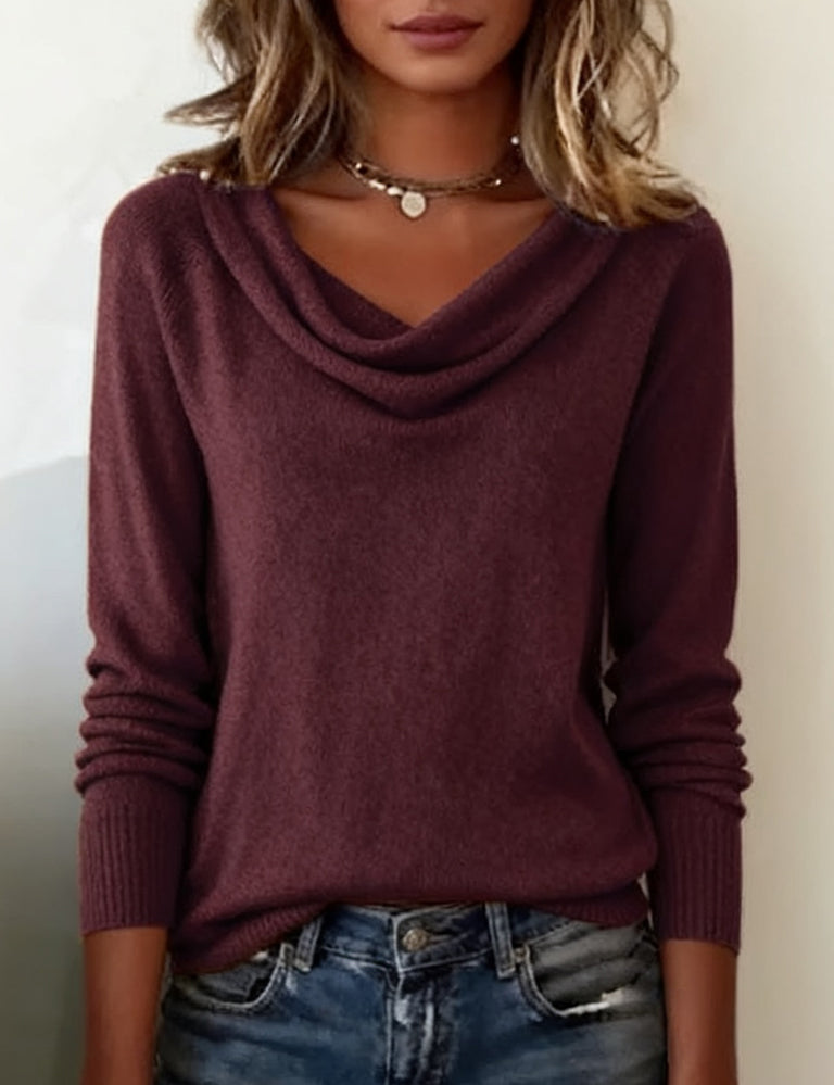 Aitana | Jersey con Escote Drapeado