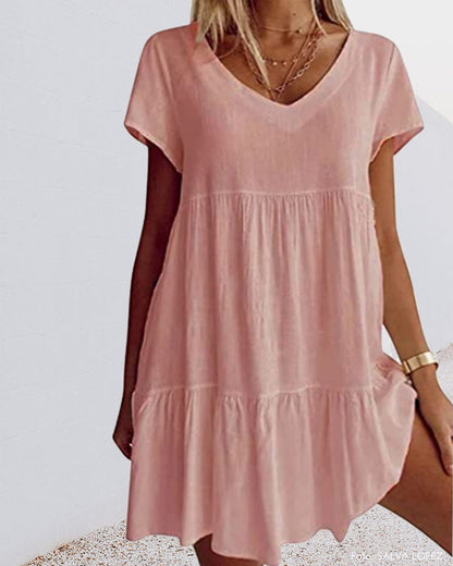 Irene | Vestido Corto con Escote en V