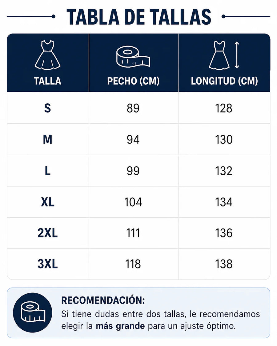 Guía de tallas