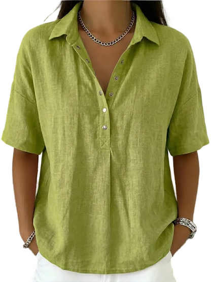 Violeta | Blusa con cuello y botones