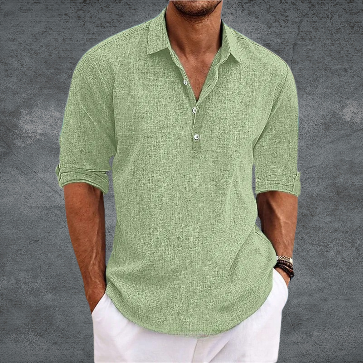 Fernando | Camisa Texturizada de Manga Corta