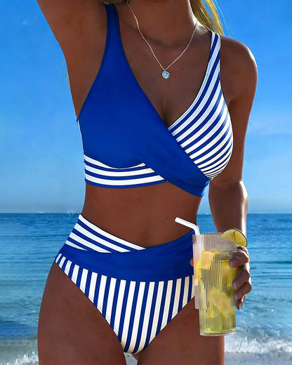Nuria | Bikini Cruzado de Tiro Alto