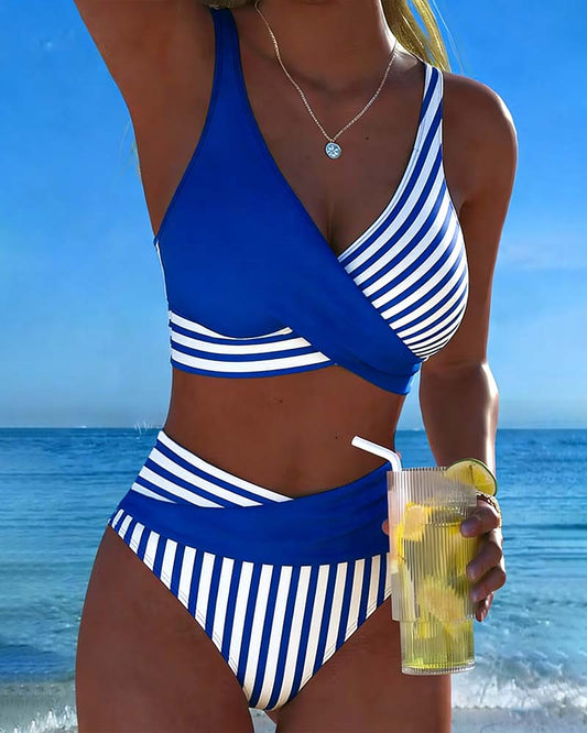 Nuria | Bikini Cruzado de Tiro Alto