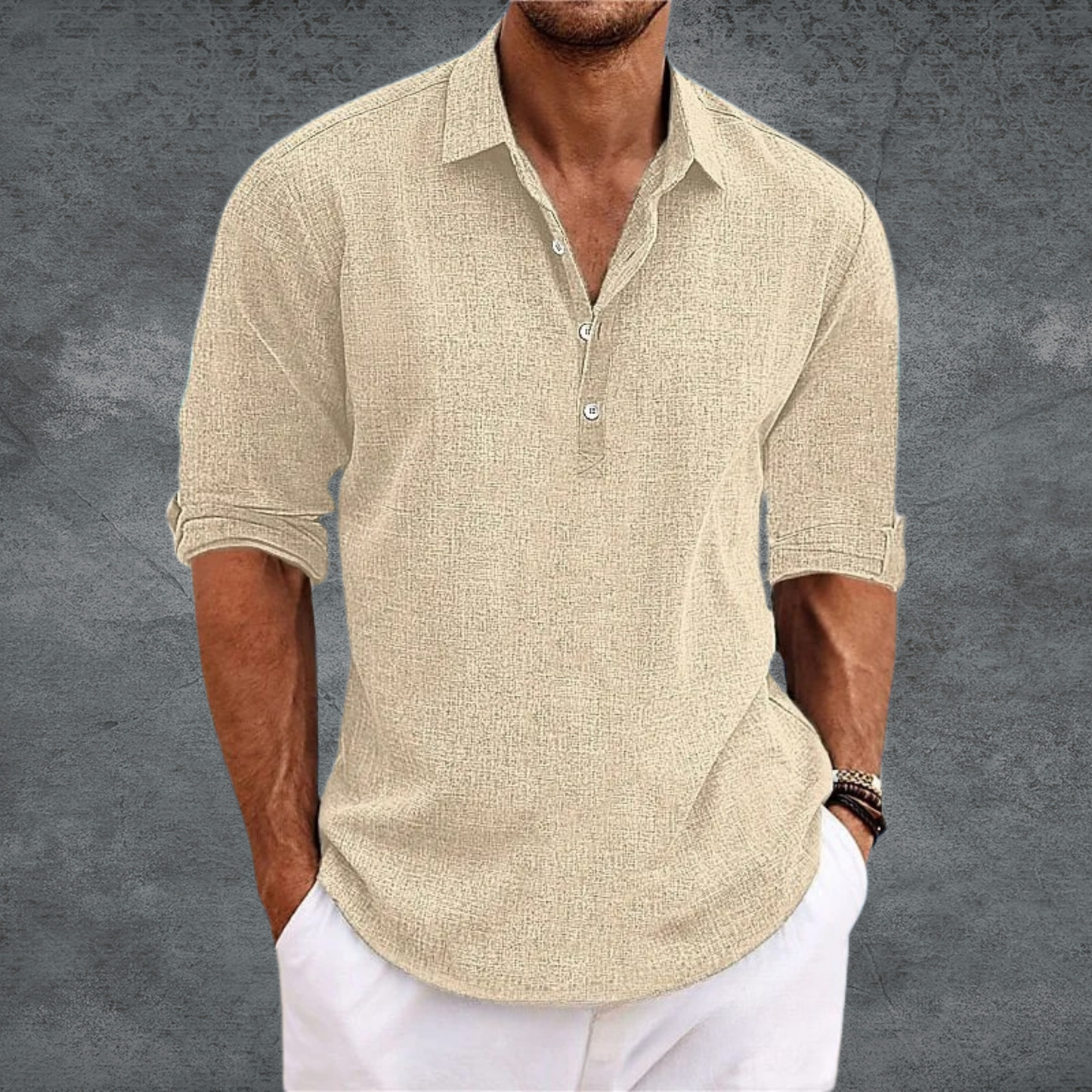 Fernando | Camisa Texturizada de Manga Corta
