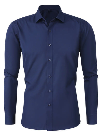 Guillermo | Camisa Elegante de Manga Larga con Botones