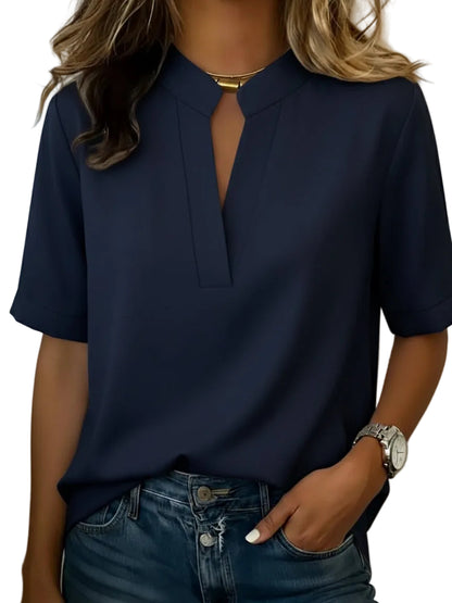 Elisa | Blusa con cuello elegante