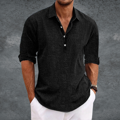 Fernando | Camisa Texturizada de Manga Corta