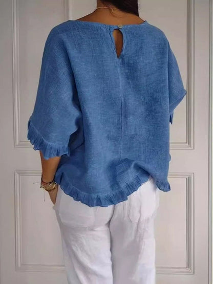 Kiki | Blusa Casual Elegante de Algodón