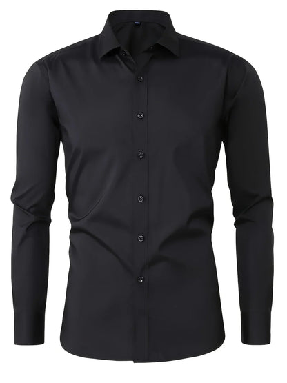 Guillermo | Camisa Elegante de Manga Larga con Botones