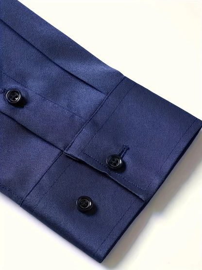 Guillermo | Camisa Elegante de Manga Larga con Botones