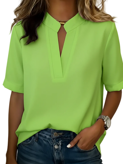Elisa | Blusa con cuello elegante