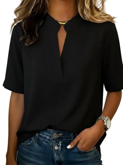 Elisa | Blusa con cuello elegante