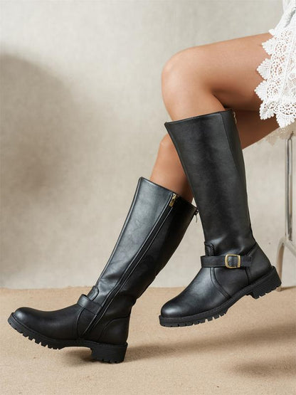 Rosalía | Botas Elegantes de Cuero para Mujer