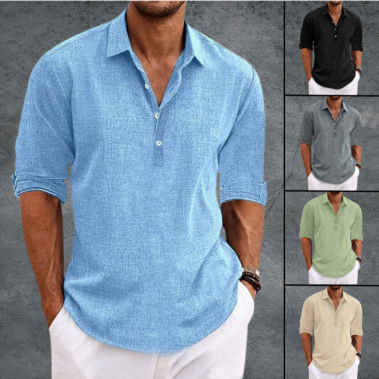 Fernando | Camisa Texturizada de Manga Corta