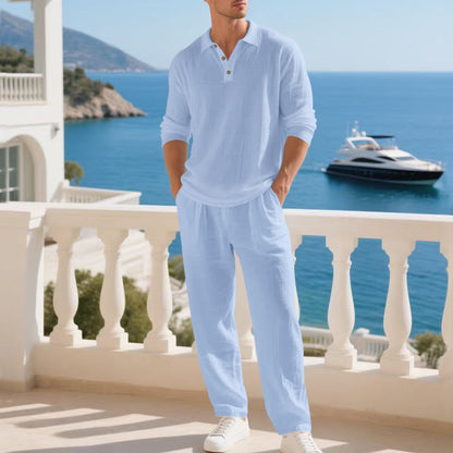 Gonzalo | Conjunto de Hombre con Camisa y Pantalón Ligero