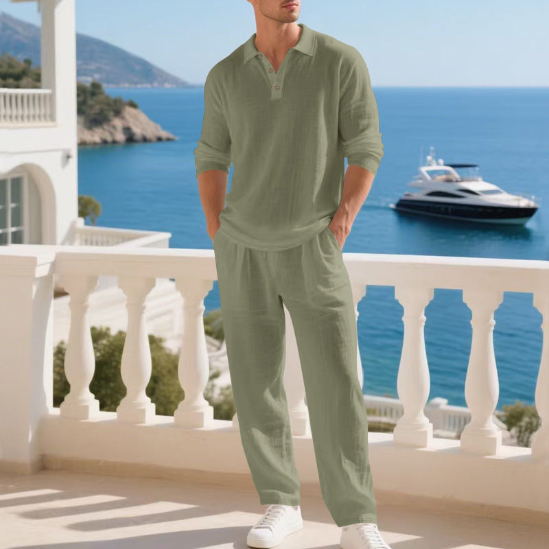 Gonzalo | Conjunto de Hombre con Camisa y Pantalón Ligero