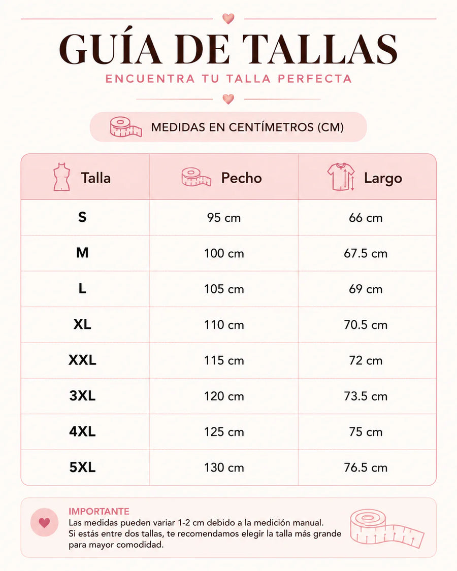 Guía de tallas