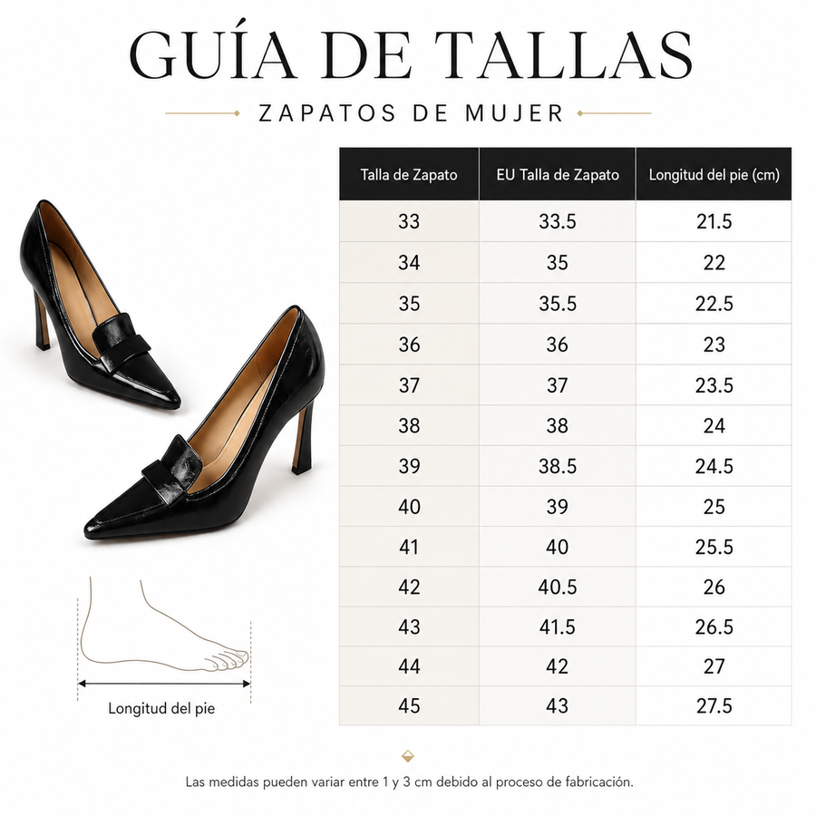 Guía de tallas