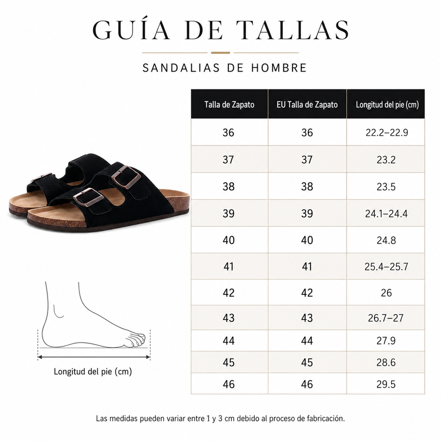 Guía de tallas