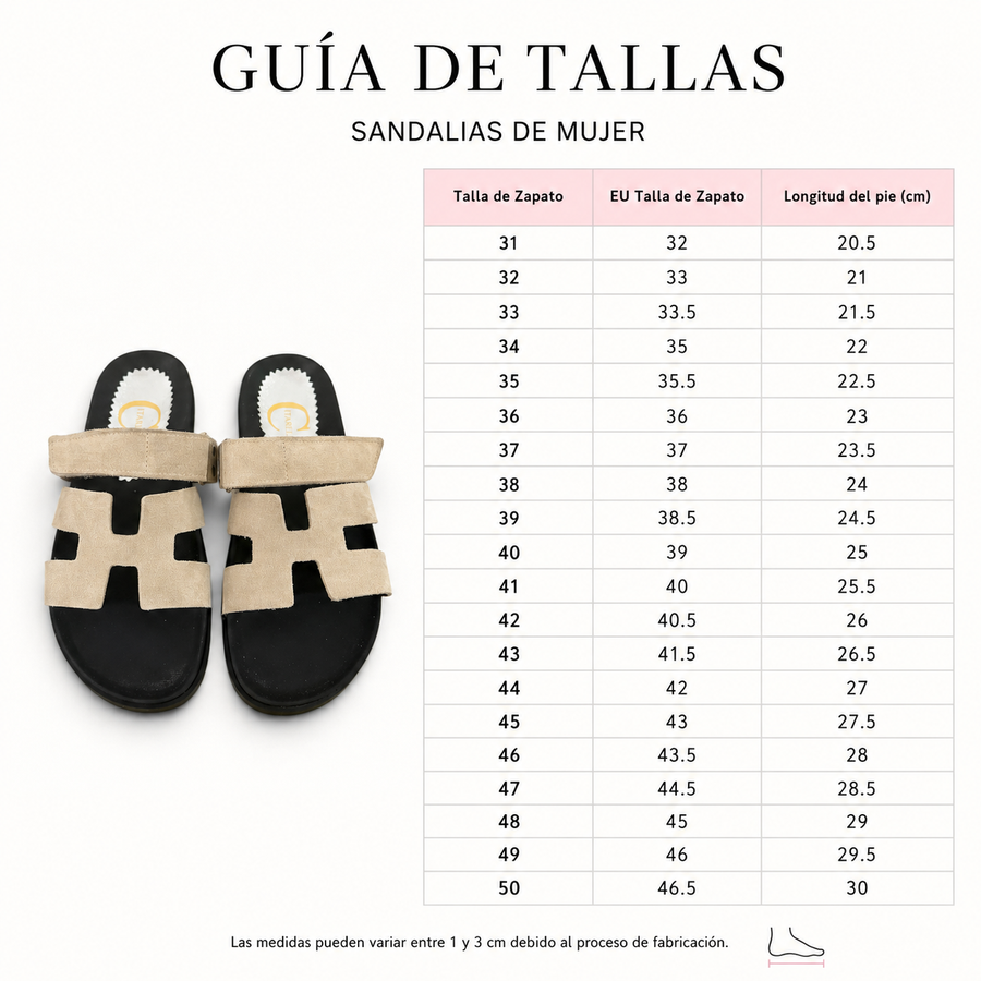Guía de tallas