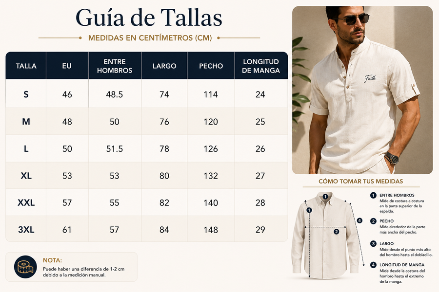 Guía de tallas