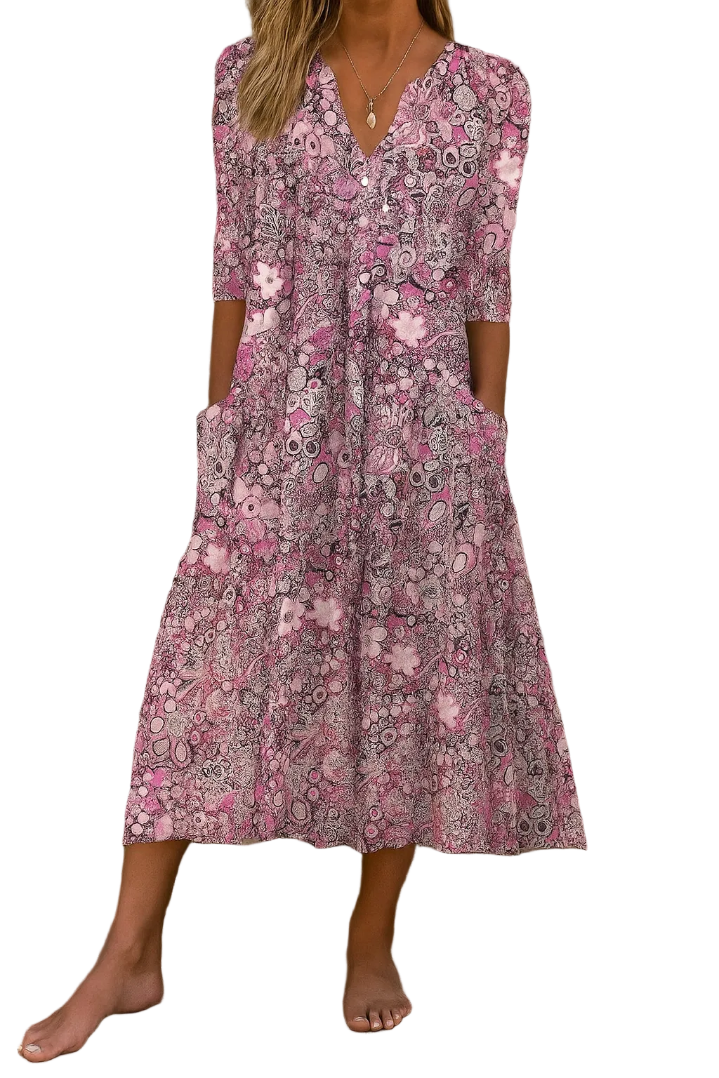 Valeria | Vestido elegante de estampado floral