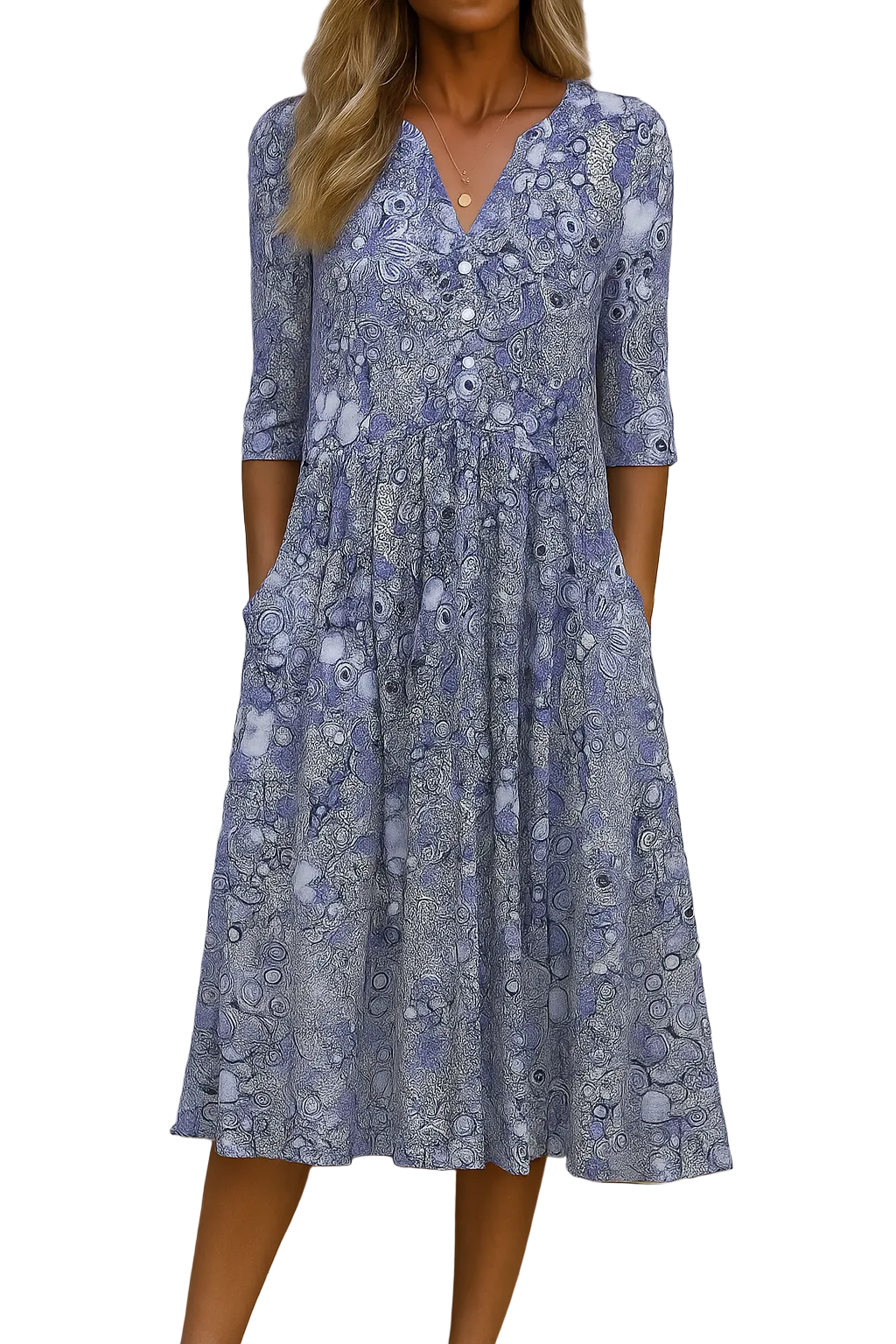 Valeria | Vestido elegante de estampado floral