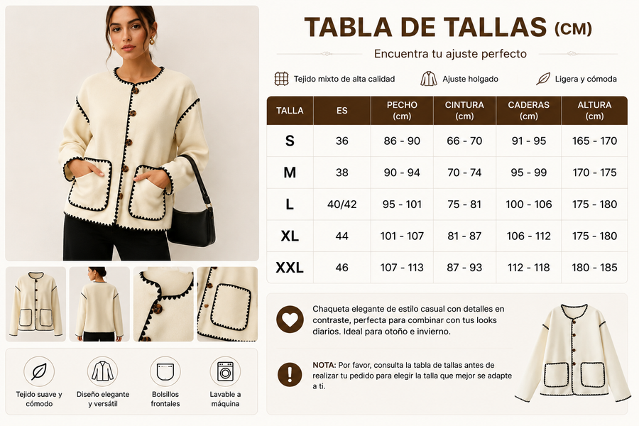 Guía de tallas