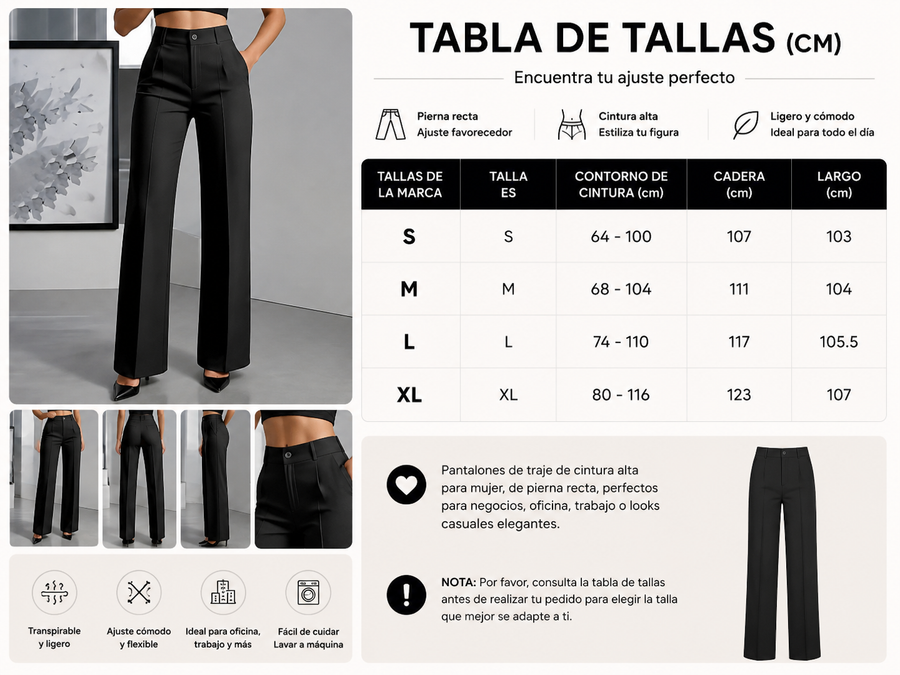Guía de tallas