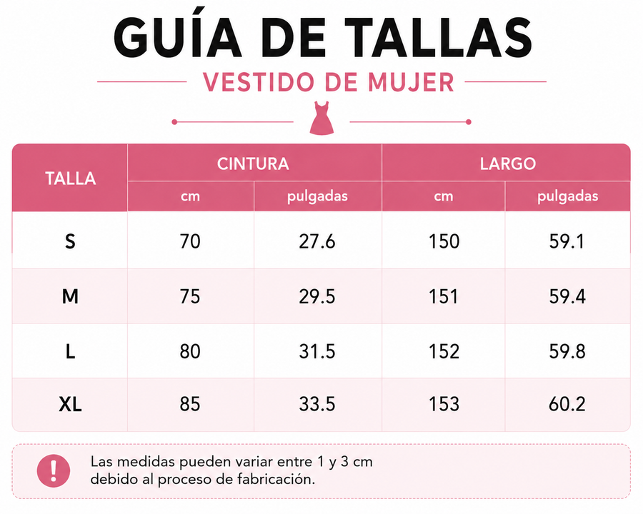 Guía de tallas