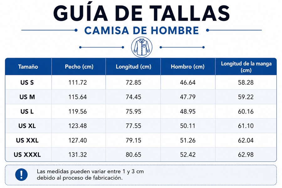 Guía de tallas