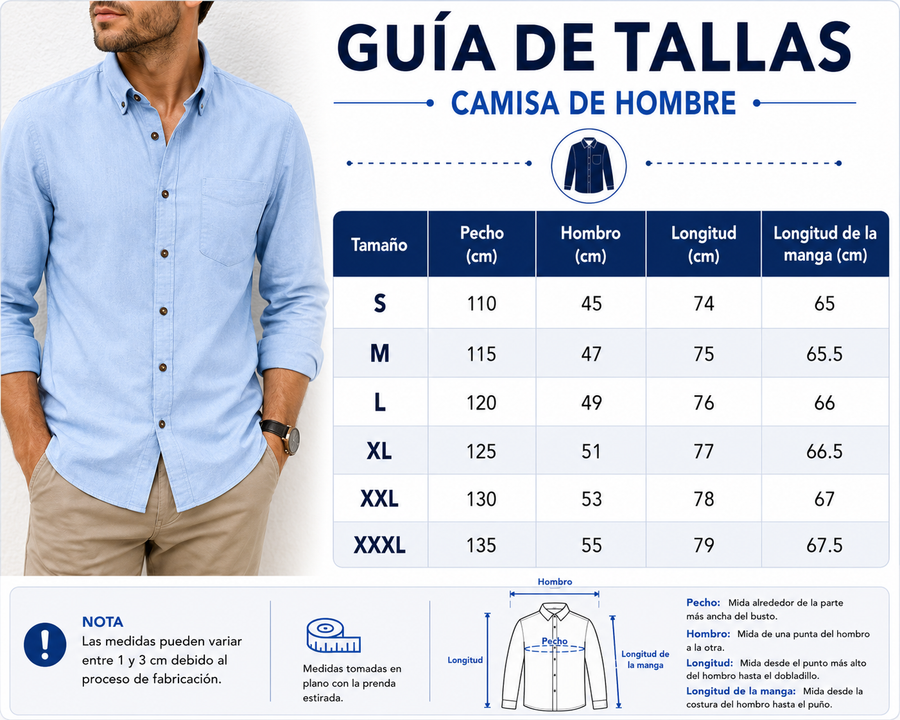 Guía de tallas