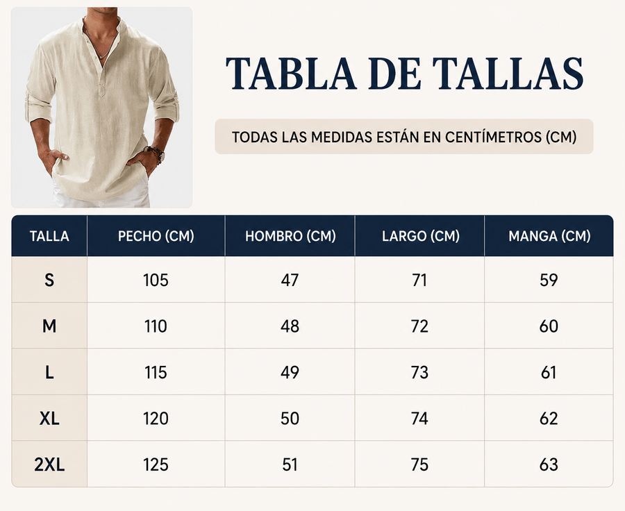Guía de tallas