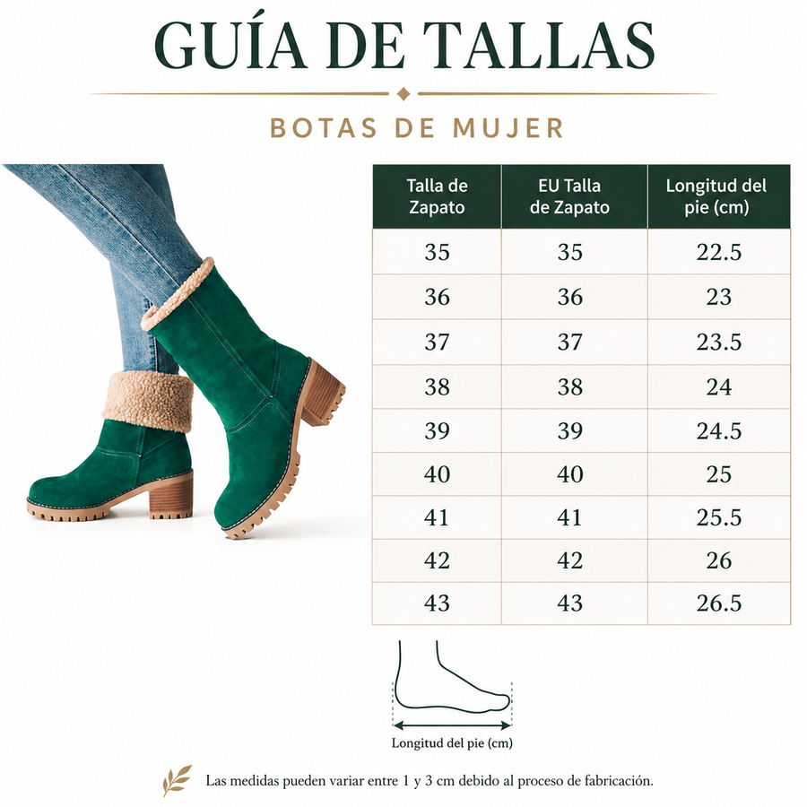 Guía de tallas