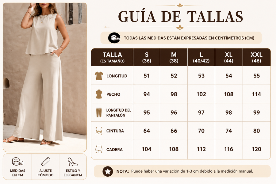 Guía de tallas