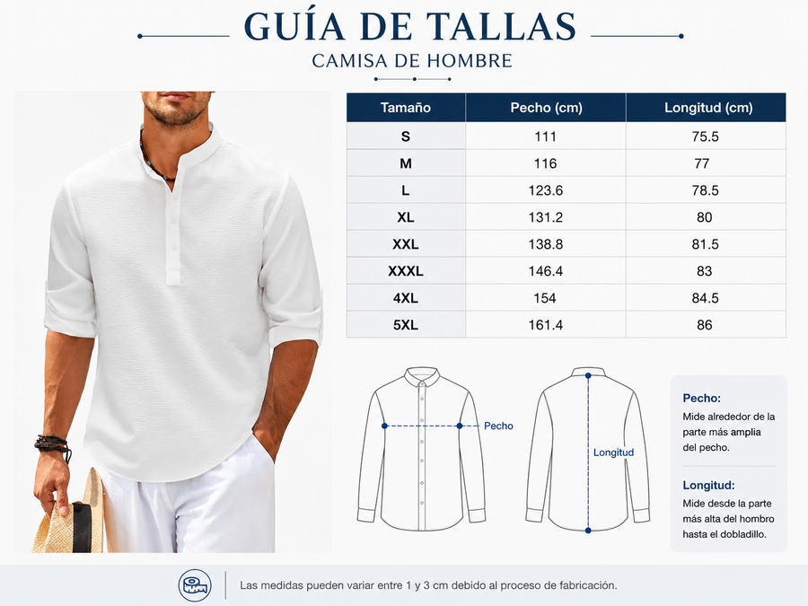 Guía de tallas
