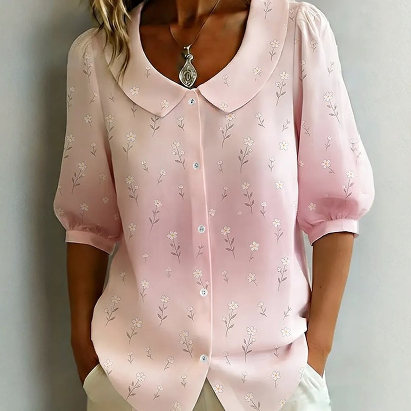 Julia | Blusa Floral de Verano