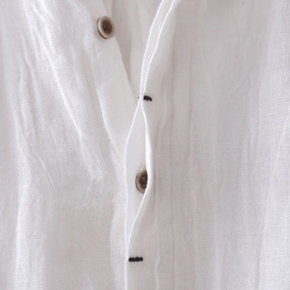 Álvaro | Camisa de Verano Merlot de Manga Corta