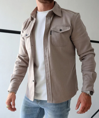 Héctor | Sobrecamisa de Hombre con Bolsillos Frontales