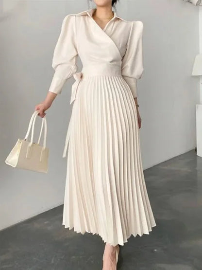 Elvira | Vestido Largo Camisero de Corte en A