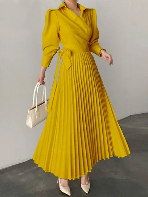 Elvira | Vestido Largo Camisero de Corte en A