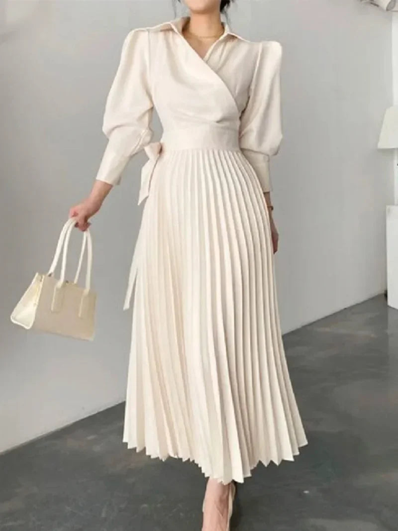 Elvira | Vestido Largo Camisero de Corte en A