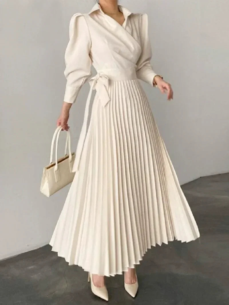 Elvira | Vestido Largo Camisero de Corte en A