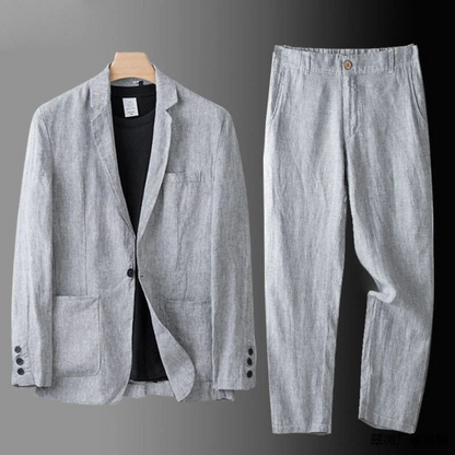 Héctor | Conjunto de Lino para Hombre con Camisa y Pantalón